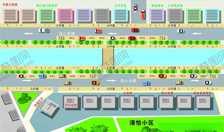 编号：45787309270806267559【酷图网】源文件下载-整体平面图