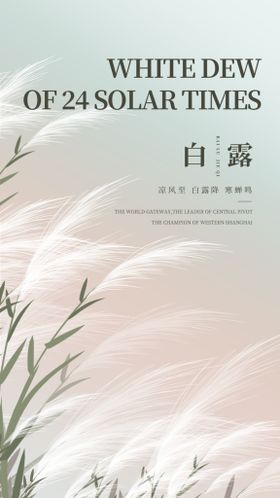 清新二十四节气清明节海报