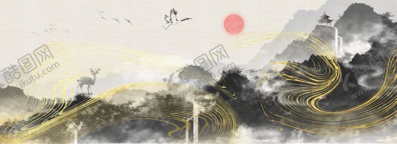 编号：20563804060454536017【酷图网】源文件下载-中国风山