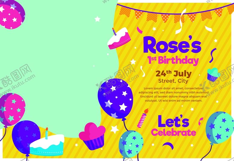 编号：59401609261845597469【酷图网】源文件下载-生日邀请函