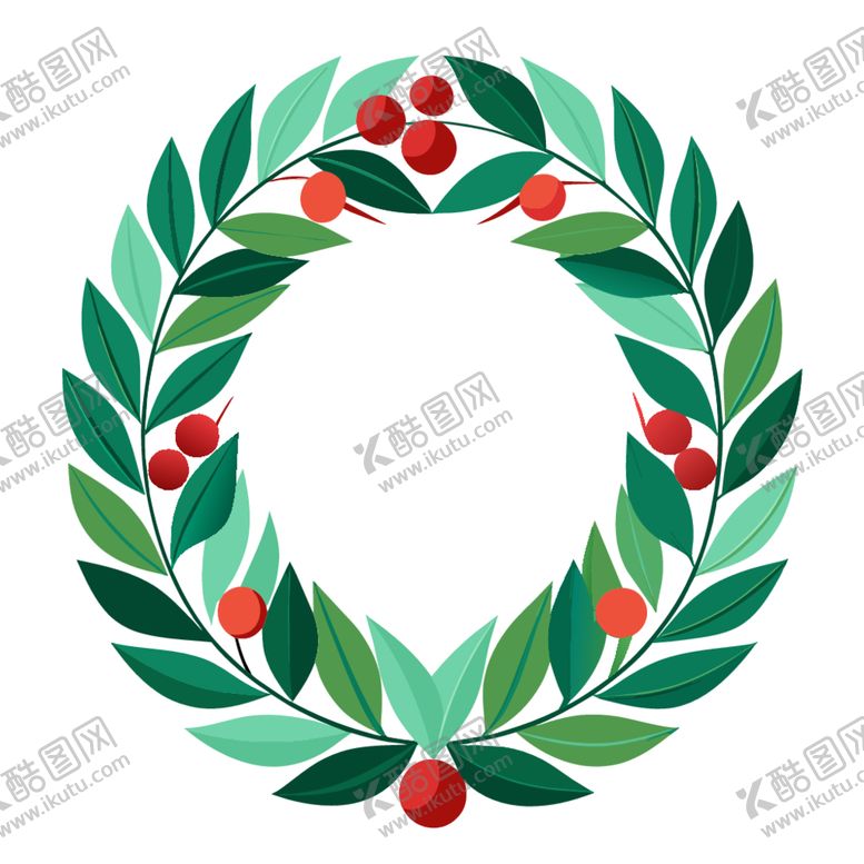 编号：83517602251748116587【酷图网】源文件下载-花环素材