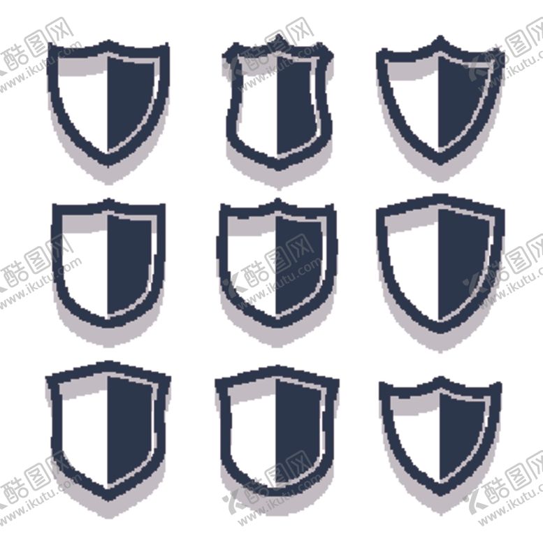 编号：92213209181543114496【酷图网】源文件下载-盾牌矢量素材图标icon