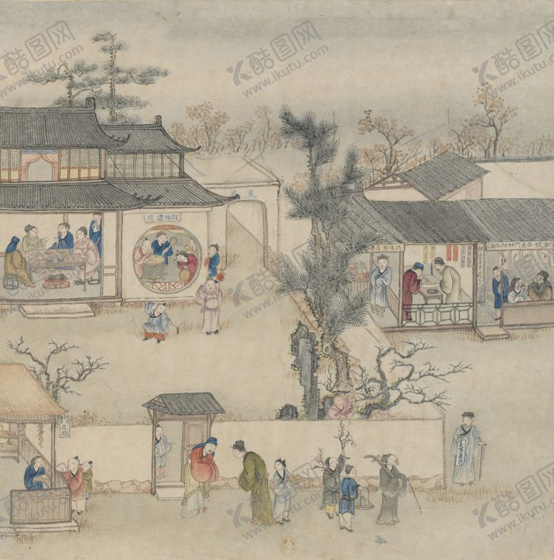 编号：45805209142136295468【酷图网】源文件下载-古代市井人物