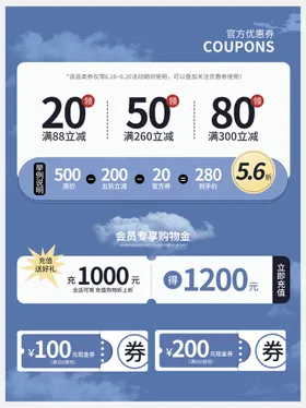 优惠券标签淘宝淘宝天猫促销电商