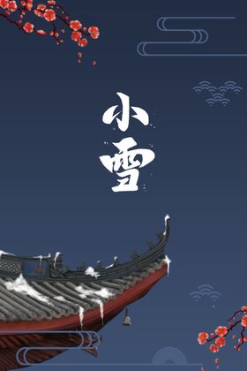 小雪海报