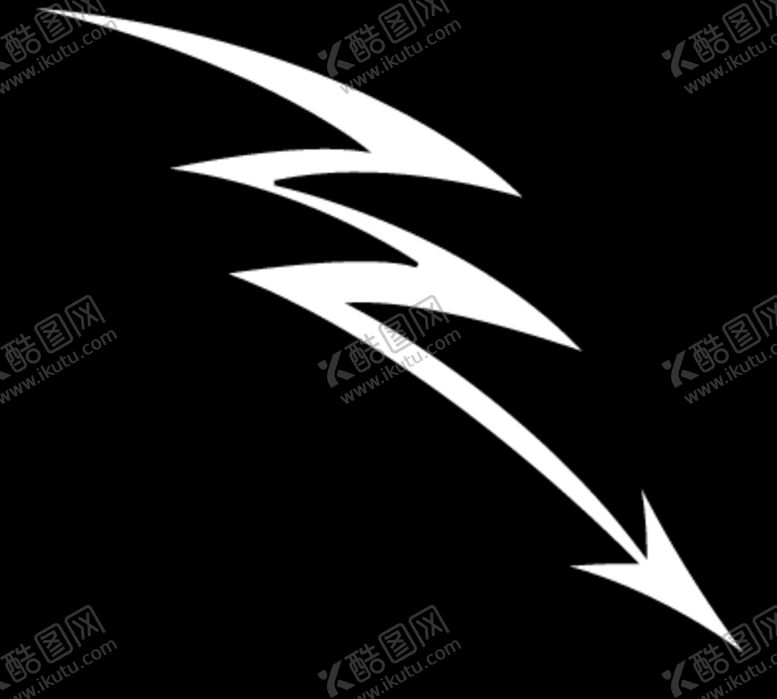 编号：27697809172149485141【酷图网】源文件下载-闪电箭头