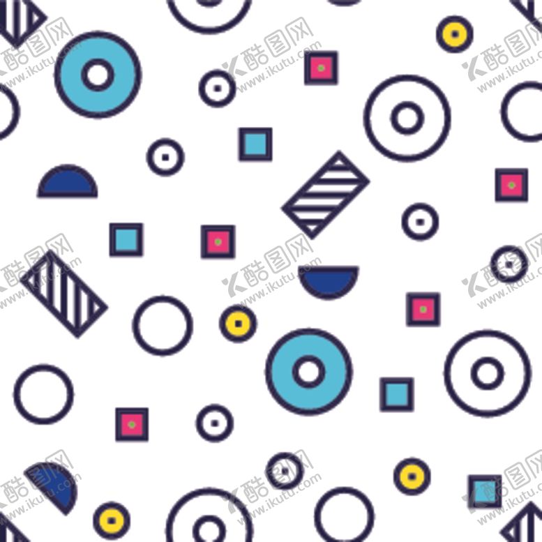 编号：73572809160013409673【酷图网】源文件下载-几何形状背景孟菲斯图形抽象