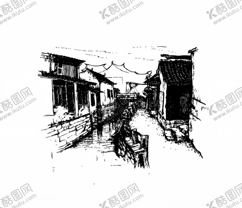 编号：42228105111449222584【酷图网】源文件下载-江南水乡