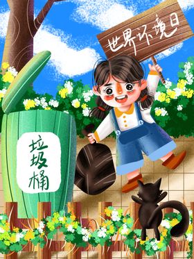 保护环境日低碳绿色爱