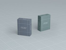 3C电子产品纸盒包装效果图样机