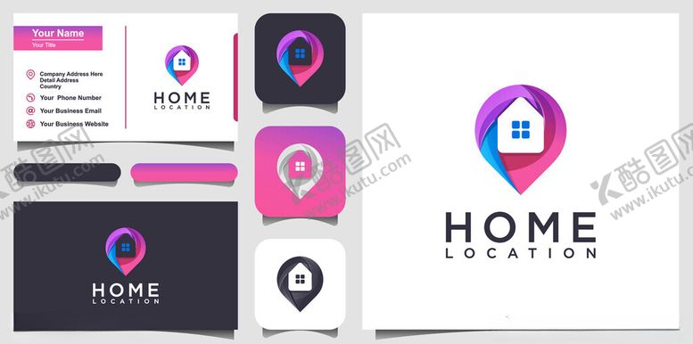 编号：15422104032031186093【酷图网】源文件下载-家居品牌视觉设计元素