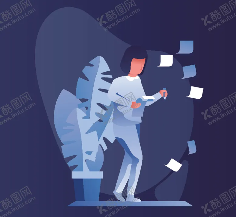 编号：31999007042039451949【酷图网】源文件下载-扁平化办公生活插画