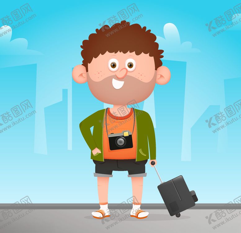 编号：93570010311326076918【酷图网】源文件下载-旅客游客