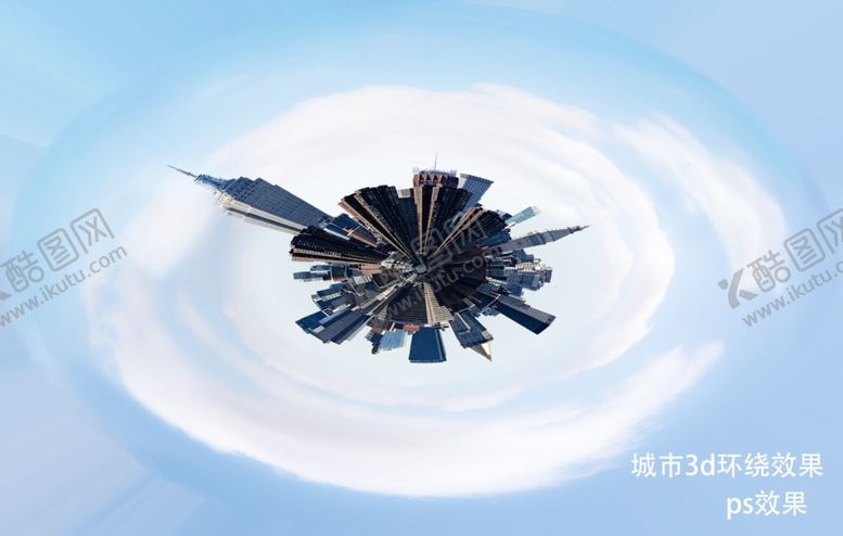编号：78966610051326592915【酷图网】源文件下载-城市3d环绕效果