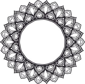 曼陀罗花纹