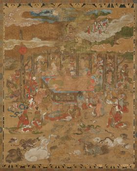 古风装饰绘画背景