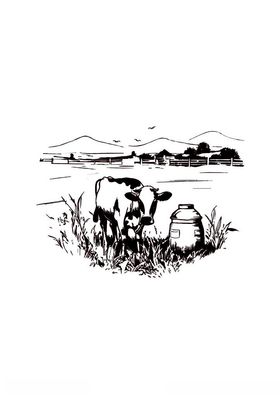 田园牧场景象