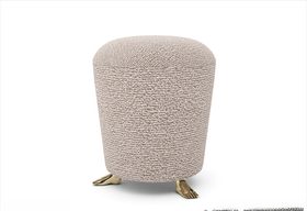 3D凳子模型皮墩家具