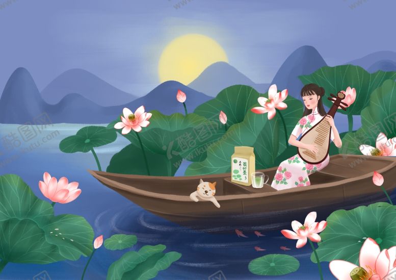 编号：41609602051450473332【酷图网】源文件下载-旗袍女子