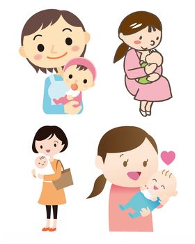 母亲与婴儿