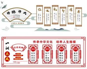 校园文化墙教室挂图围挡绘挂图