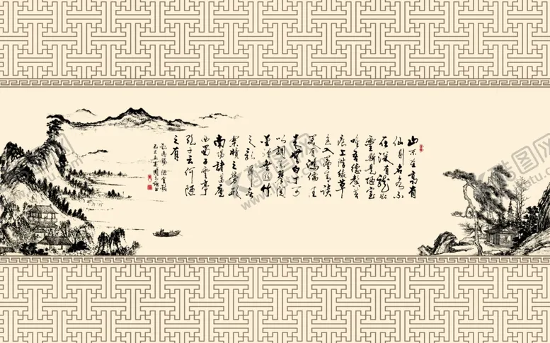 编号：34203706240952095483【酷图网】源文件下载-国画