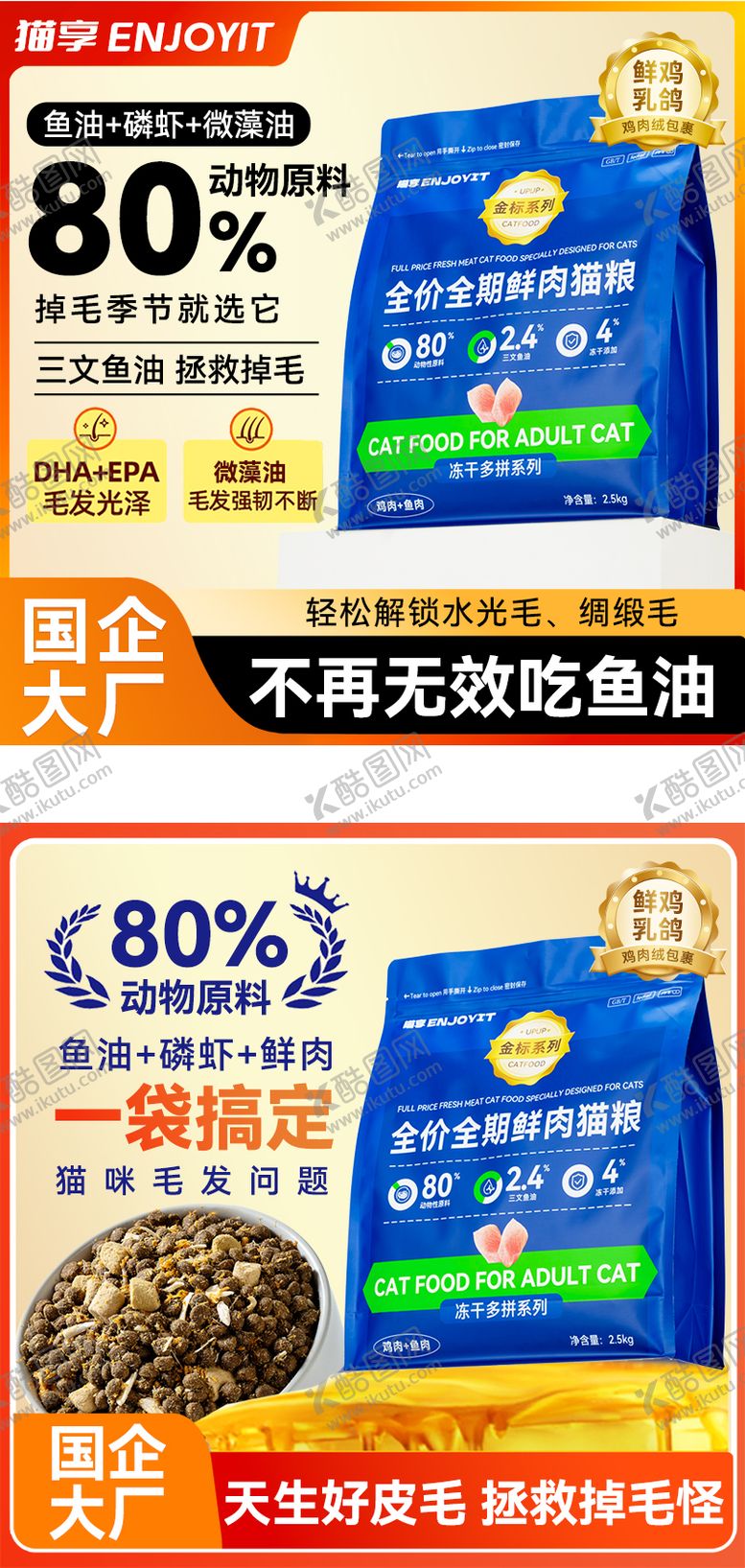 编号：28909206172049408586【酷图网】源文件下载-猫粮主图