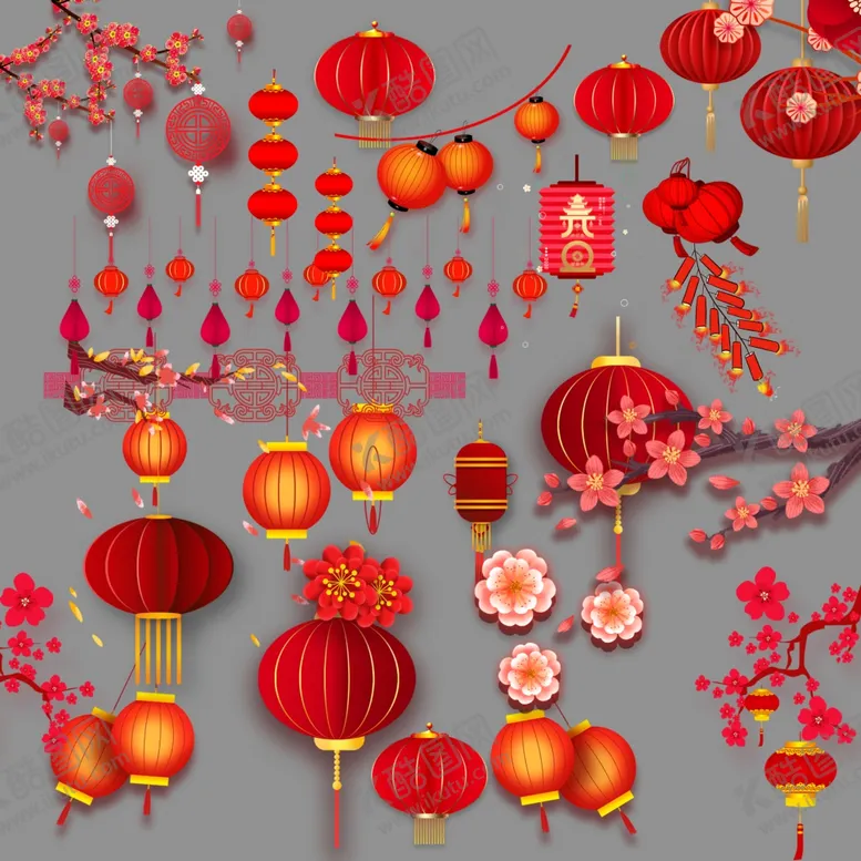 编号：30678910040947472478【酷图网】源文件下载-红灯笼