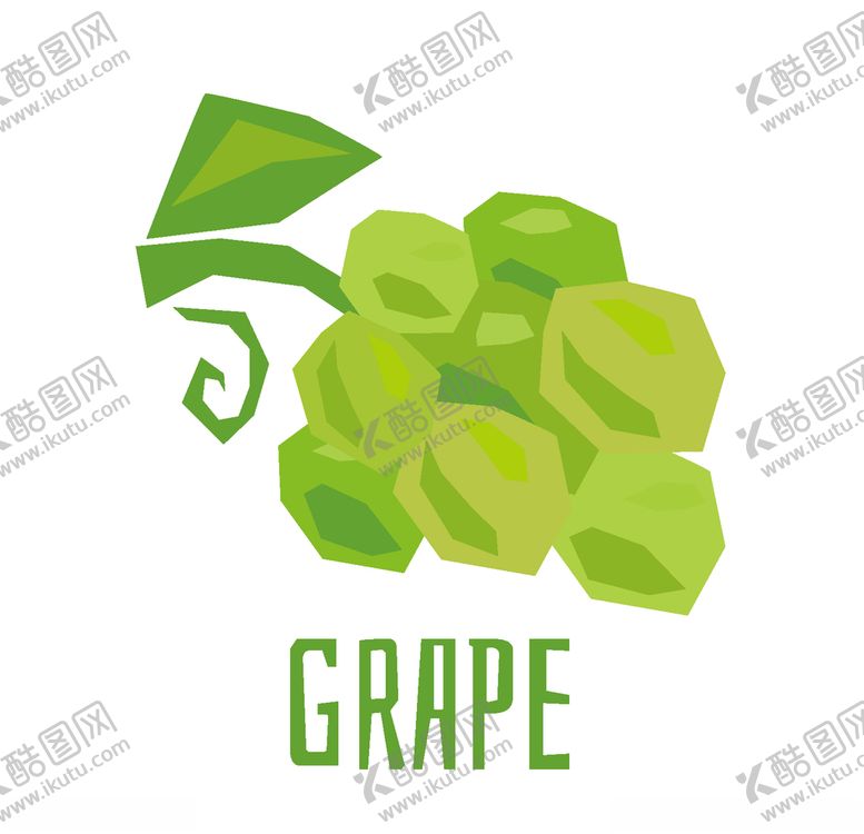 编号：58521706240621157263【酷图网】源文件下载-矢量卡通葡萄