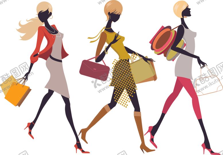 编号：52682510061921575760【酷图网】源文件下载-时尚购物女人