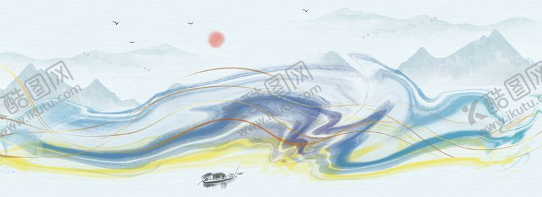 编号：99318910260526563225【酷图网】源文件下载-水墨背景