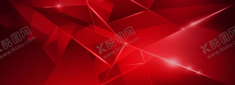 编号：64346305071243379580【酷图网】源文件下载-红色几何背景