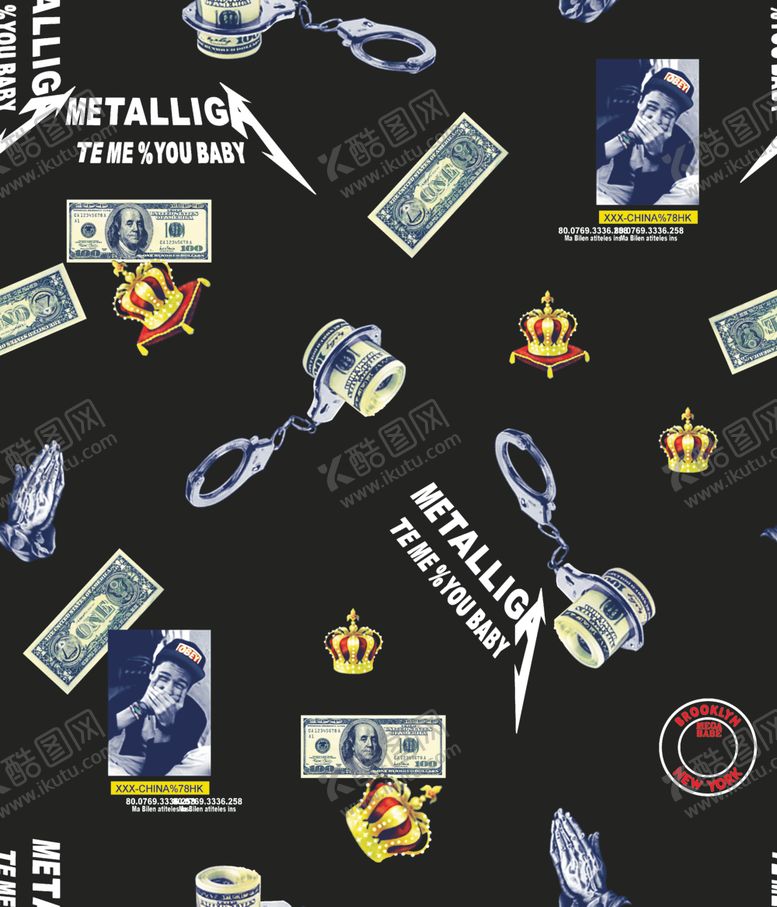 编号：18649409181014483316【酷图网】源文件下载-潮牌花型