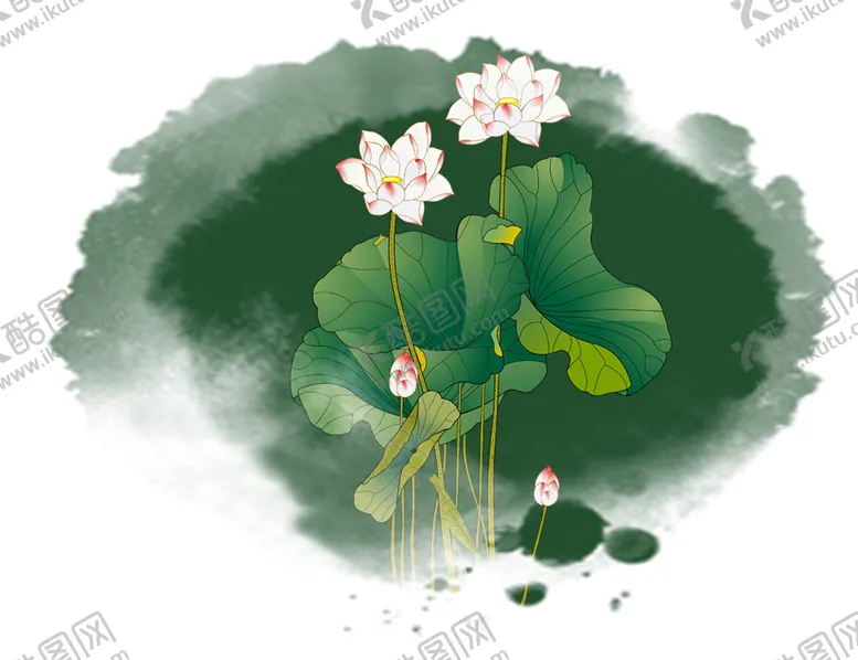 编号：66684207020353485586【酷图网】源文件下载-荷花元素