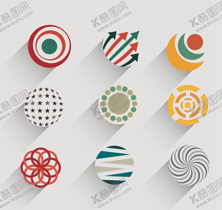 编号：96712009141108474127【酷图网】源文件下载-创意圆形图标