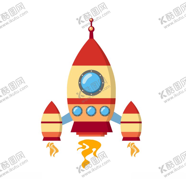 编号：14634707082329405758【酷图网】源文件下载-手绘火箭素材火箭火箭素材