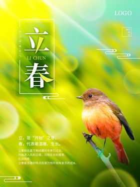 立春天朋友圈手机海报