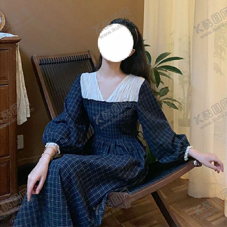 编号：21830807091111287712【酷图网】源文件下载-复古气质女神气质连衣裙