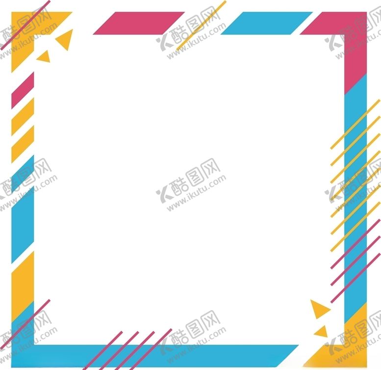 编号：96137407022320304733【酷图网】源文件下载-彩色二维码边框插画