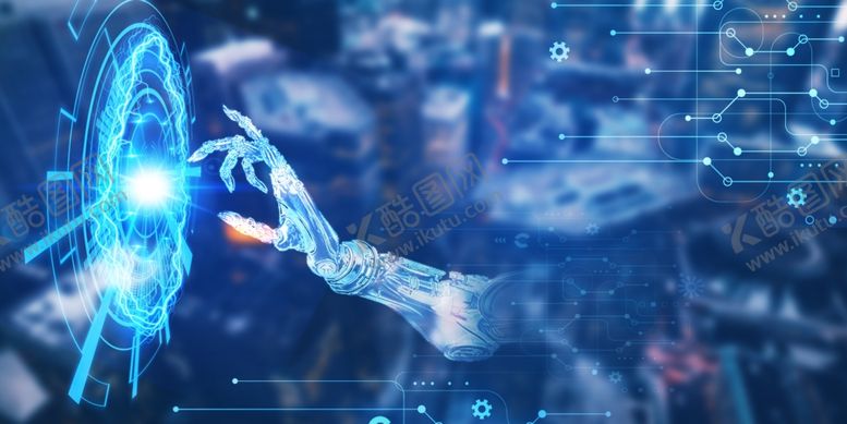 编号：74252812231824478381【酷图网】源文件下载-智慧城市科技AI机械合成背景