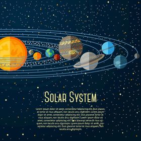 太阳系行星图太阳系