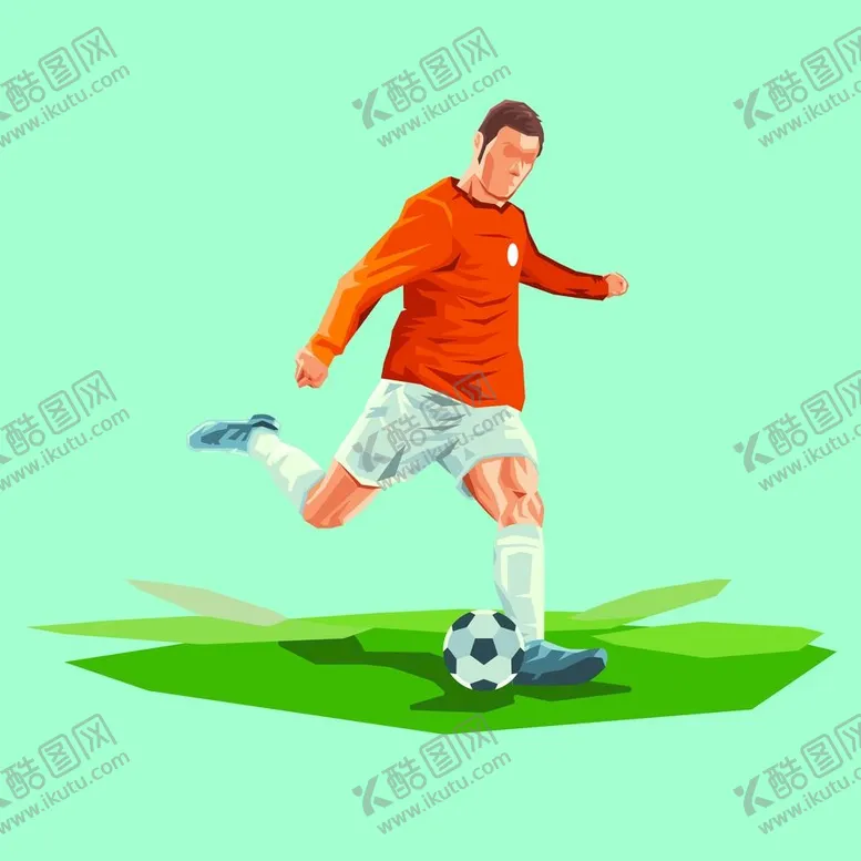 编号：08439210091641525426【酷图网】源文件下载-职业足球员