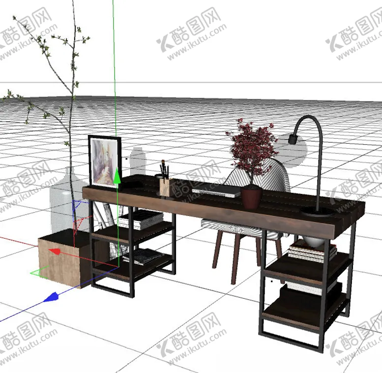 编号：53624701302144041325【酷图网】源文件下载-C4D模型桌子