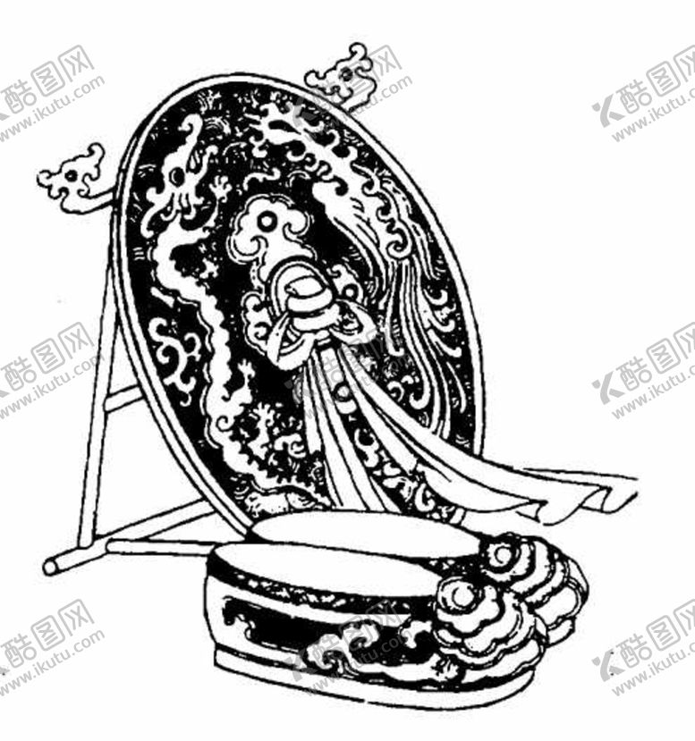 编号：40164410241847582007【酷图网】源文件下载-中式花边图案