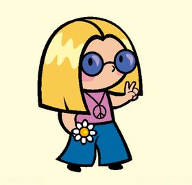 戴眼镜的女生