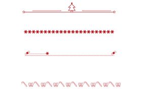 编号：51533410202158105860【酷图网】源文件下载-圣诞节分割线