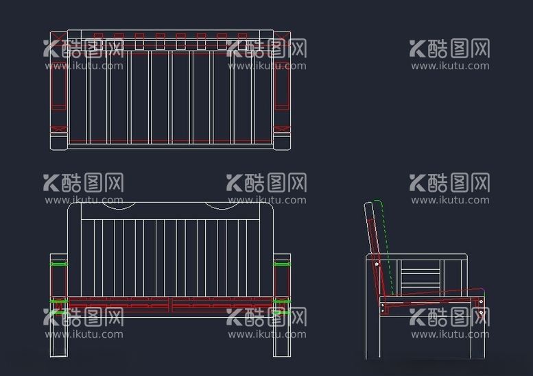 编号：86401512270916109897【酷图网】源文件下载-双人沙发