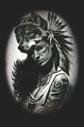 清理花瓶的女子人物肖像画