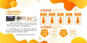 企业文化展板科技社区墙简介