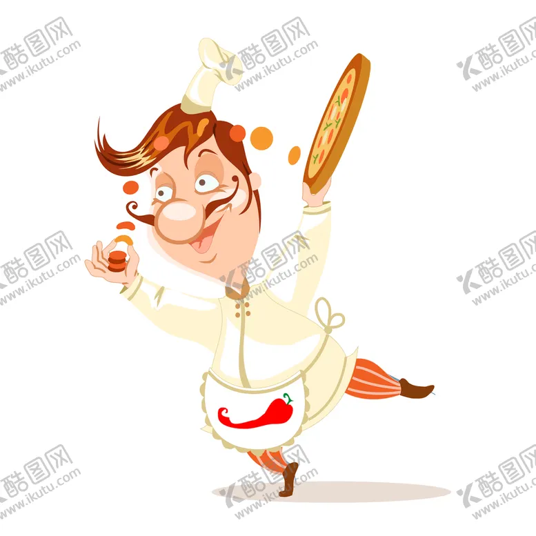编号：89706309130410386548【酷图网】源文件下载-卡通厨师